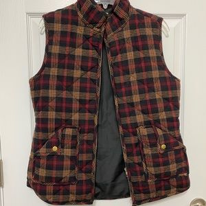 Plaid vest